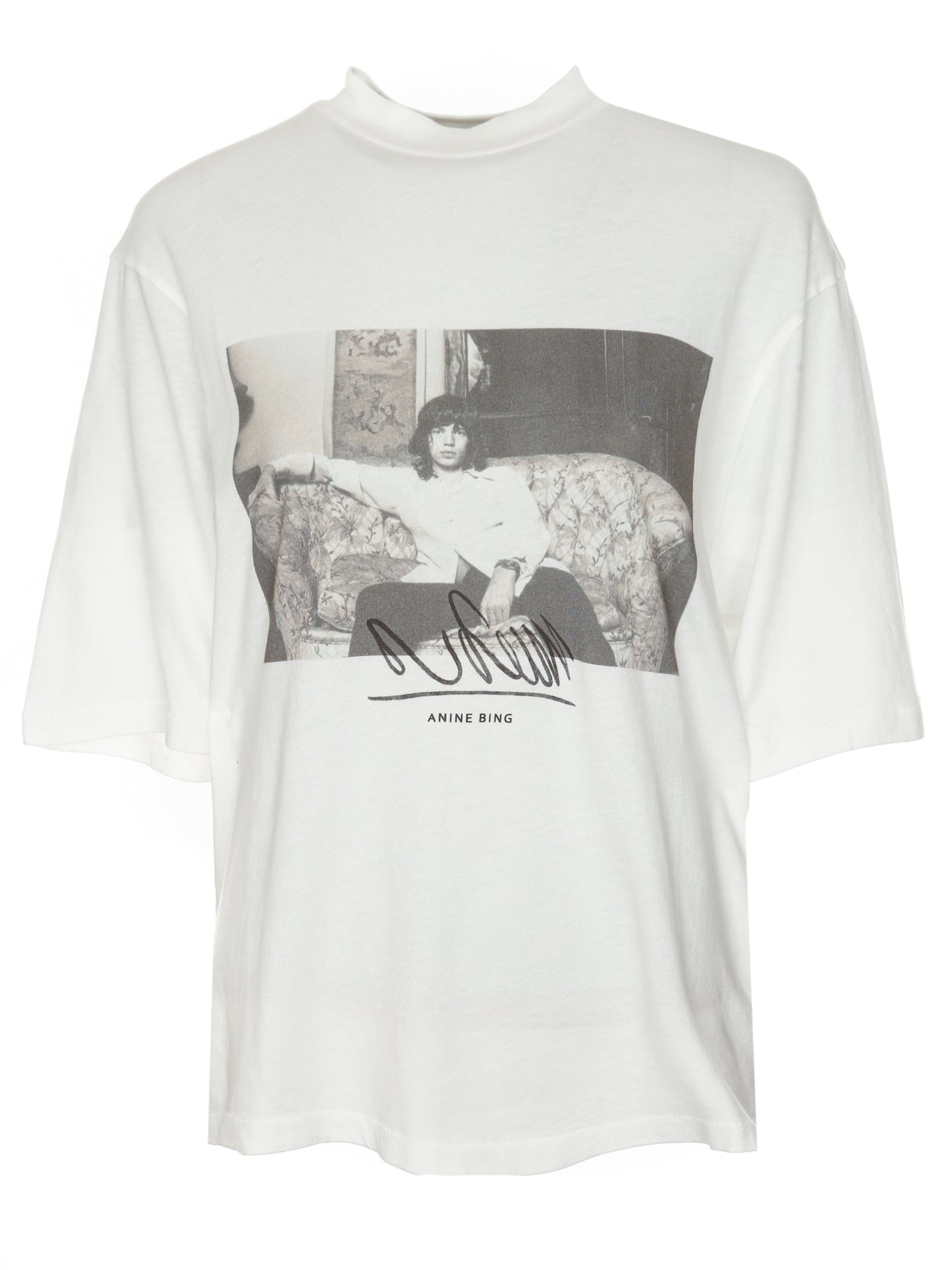 ANINE BING T-Shirt Avi Tee Mick Jagger