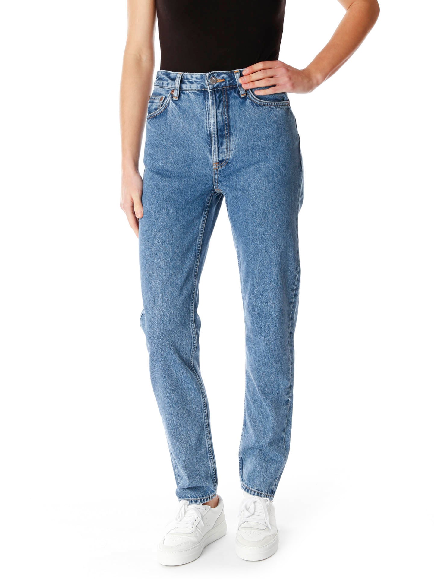 Nudie Jeans Breezy Britt Straight Fit Highwaist Jeans