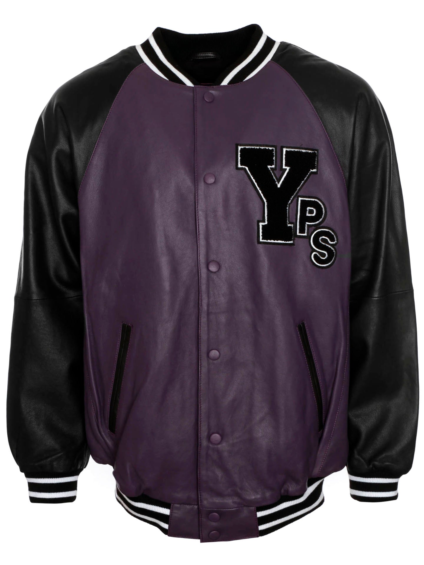 Young Poets Society Lederjacke College-Look