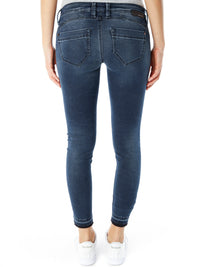 Nena Cropped Skinny Fit Low Waist Jeans