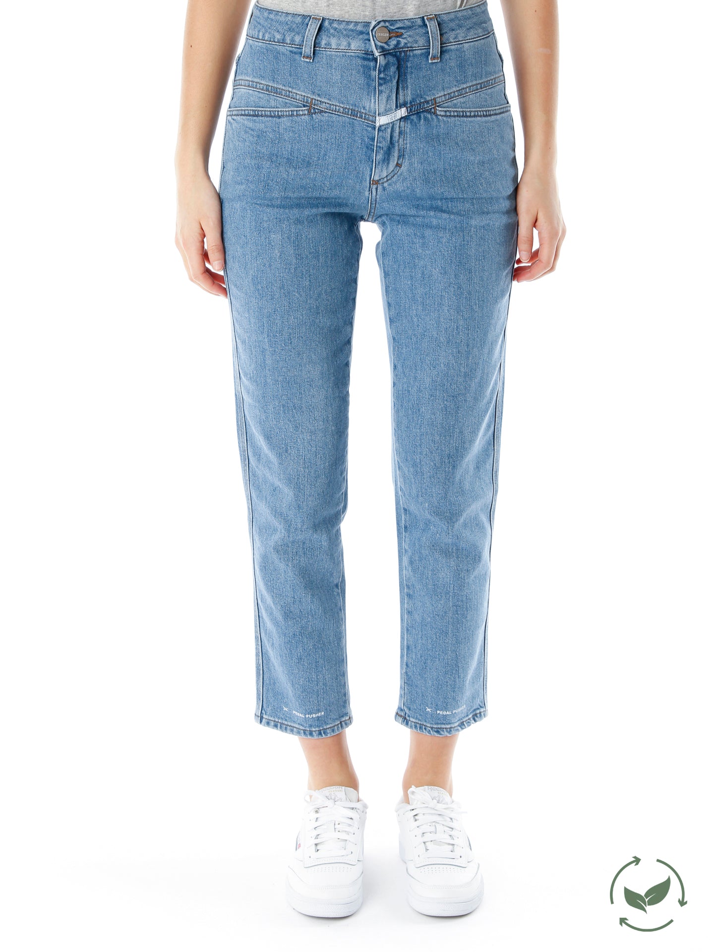 bud kupon Blinke Closed Pedal Pusher Cropped Tapered Fit Jeans