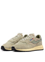 SNEAKERS REELWIND AUS NYLON UND WILDLEDER IN SPONGE UND SEA GRASS