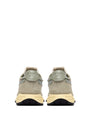 SNEAKERS REELWIND AUS NYLON UND WILDLEDER IN SPONGE UND SEA GRASS