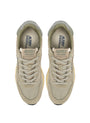 SNEAKERS REELWIND AUS NYLON UND WILDLEDER IN SPONGE UND SEA GRASS