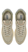 SNEAKERS REELWIND AUS NYLON UND WILDLEDER IN SPONGE UND SEA GRASS