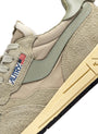 SNEAKERS REELWIND AUS NYLON UND WILDLEDER IN SPONGE UND SEA GRASS