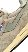 SNEAKERS REELWIND AUS NYLON UND WILDLEDER IN SPONGE UND SEA GRASS