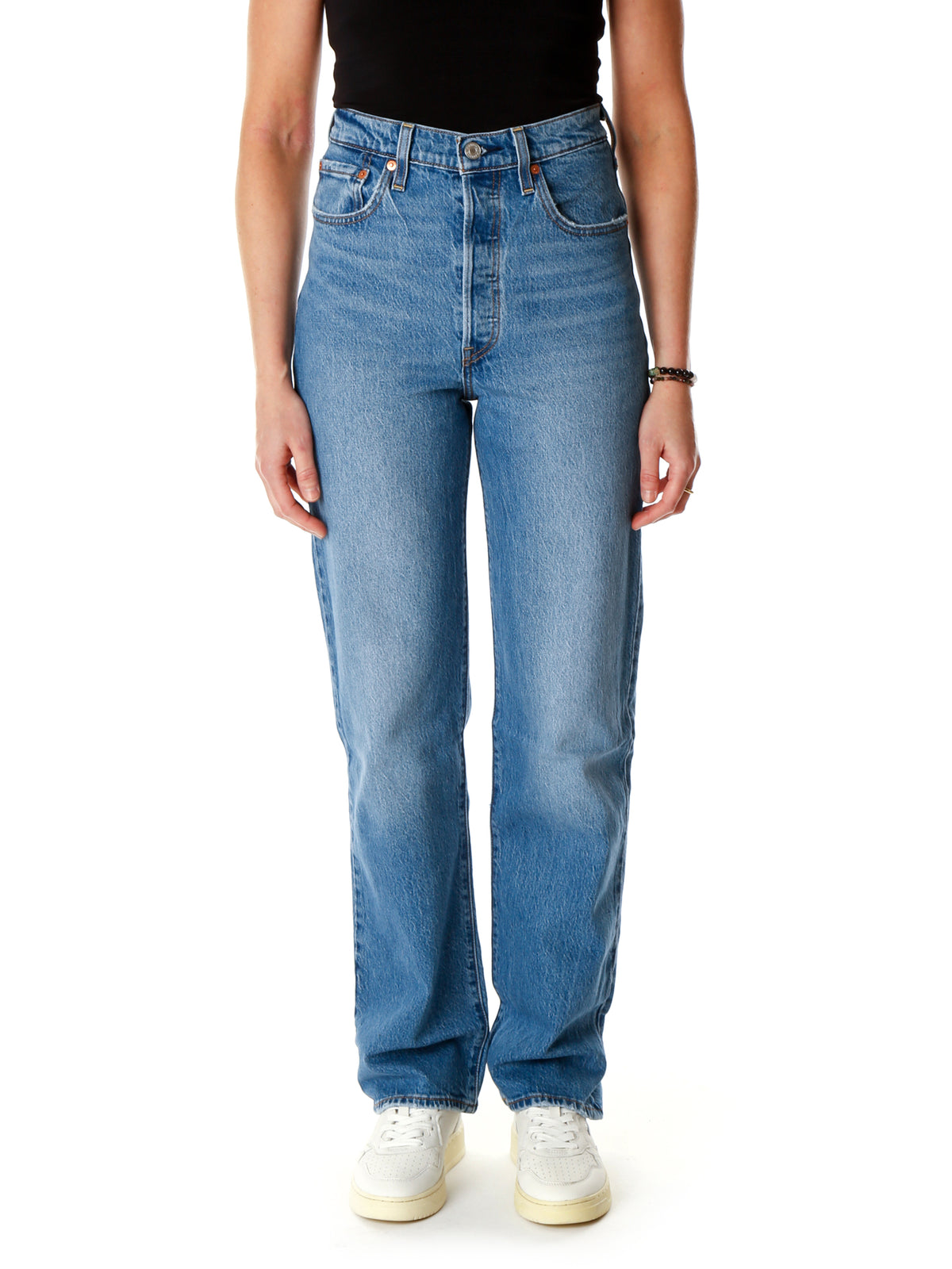 Ribcage Straight Fit High Waist Jeans