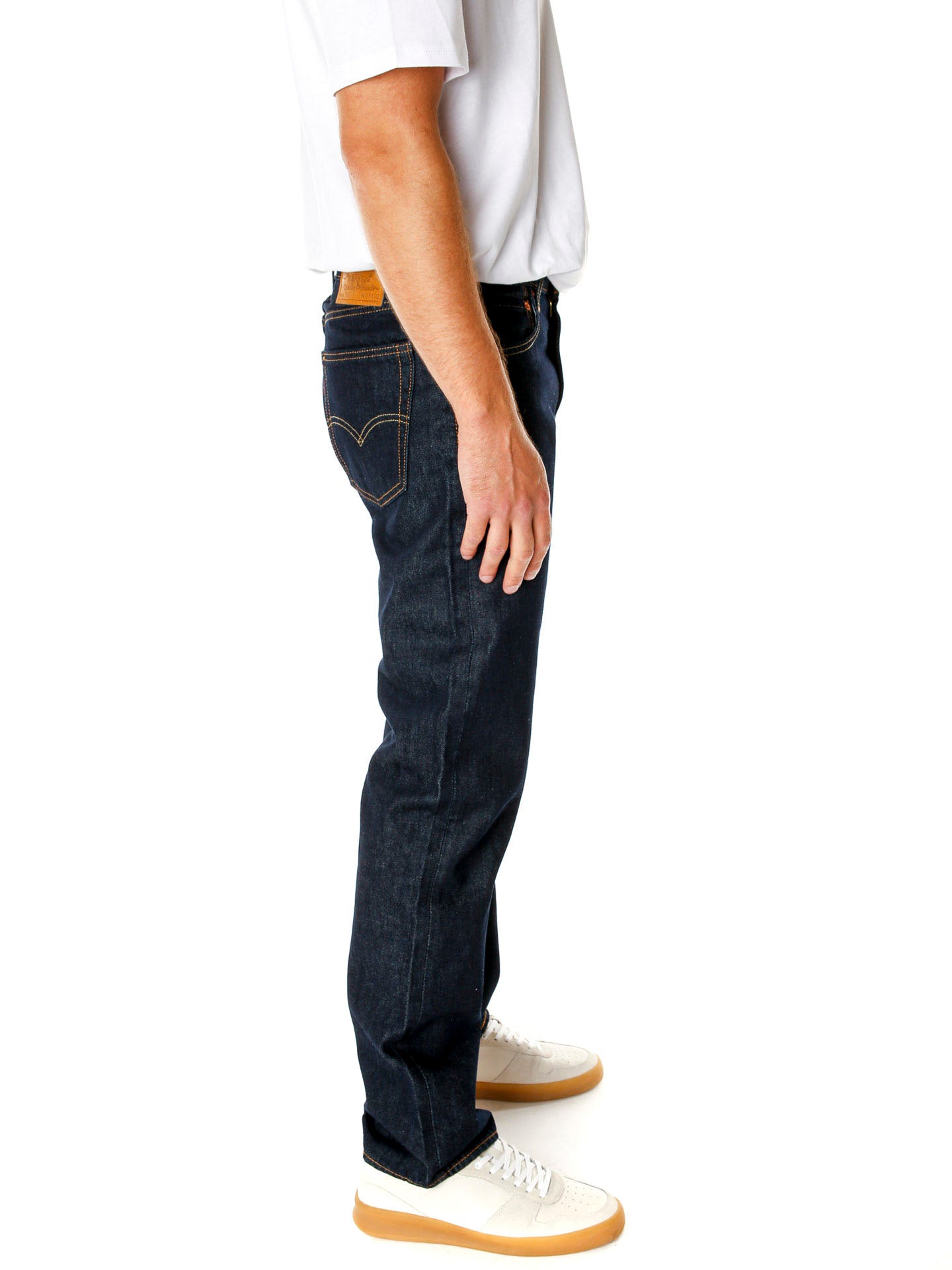 555™ Relaxed Straight Fit Mid Waist Jeans