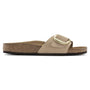 Madrid Big Buckle Naturleder Nubuk