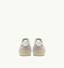SNEAKERS MEDALIST LOW AUS WEIßEM LEDER UND BEIGEM WILDLEDER