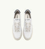 SNEAKERS MEDALIST LOW AUS WEIßEM UND BLAUEM LEDER UND BEIGEM WILDLEDER