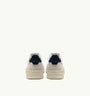 SNEAKERS MEDALIST LOW AUS WEIßEM UND BLAUEM LEDER UND BEIGEM WILDLEDER
