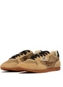 SNEAKERS WINDSPIN AUS MESH UND WILDLEDER IN TRENCH, LEOPARD UND SCHWARZ