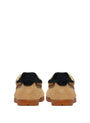 SNEAKERS WINDSPIN AUS MESH UND WILDLEDER IN TRENCH, LEOPARD UND SCHWARZ
