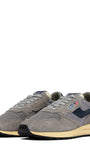 SNEAKERS REELWIND AUS NYLON UND WILDLEDER IN PLUMBEO UND BLUE SPACE