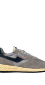 SNEAKERS REELWIND AUS NYLON UND WILDLEDER IN PLUMBEO UND BLUE SPACE