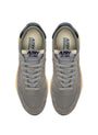 SNEAKERS REELWIND AUS NYLON UND WILDLEDER IN PLUMBEO UND BLUE SPACE