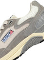 SNEAKERS HYPERWAY AUS MESH UND WILDLEDER IN WEISS UND PLUMBLEO