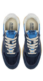 SNEAKERS REELWIND AUS NYLON UND WILDLEDER IN BLUETTE UND DIGITAL BLUE