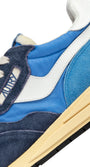 SNEAKERS REELWIND AUS NYLON UND WILDLEDER IN BLUETTE UND DIGITAL BLUE