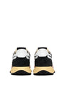 SNEAKERS REELWIND AUS NYLON UND WILDLEDER IN SCHWARZ UND ROSA