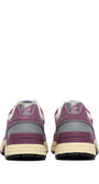 SNEAKERS HYPERWAY AUS MESH UND WILDLEDER IN SAND UND FIRENZE