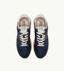 SNEAKERS REELWIND LOW AUS NYLON UND WILDLEDER IN BLUE SPACE UND WEISS
