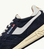 SNEAKERS REELWIND LOW AUS NYLON UND WILDLEDER IN BLUE SPACE UND WEISS