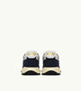 SNEAKERS REELWIND LOW AUS NYLON UND WILDLEDER IN BLUE SPACE UND WEISS