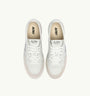 SNEAKERS MEDALIST LOW AUS WILDLEDER UND LEDER IN WEISS