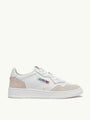 SNEAKERS MEDALIST LOW AUS WILDLEDER UND LEDER IN WEISS