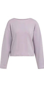Pullover mit V-Ausschnitt und Knoten auf der Rückseite