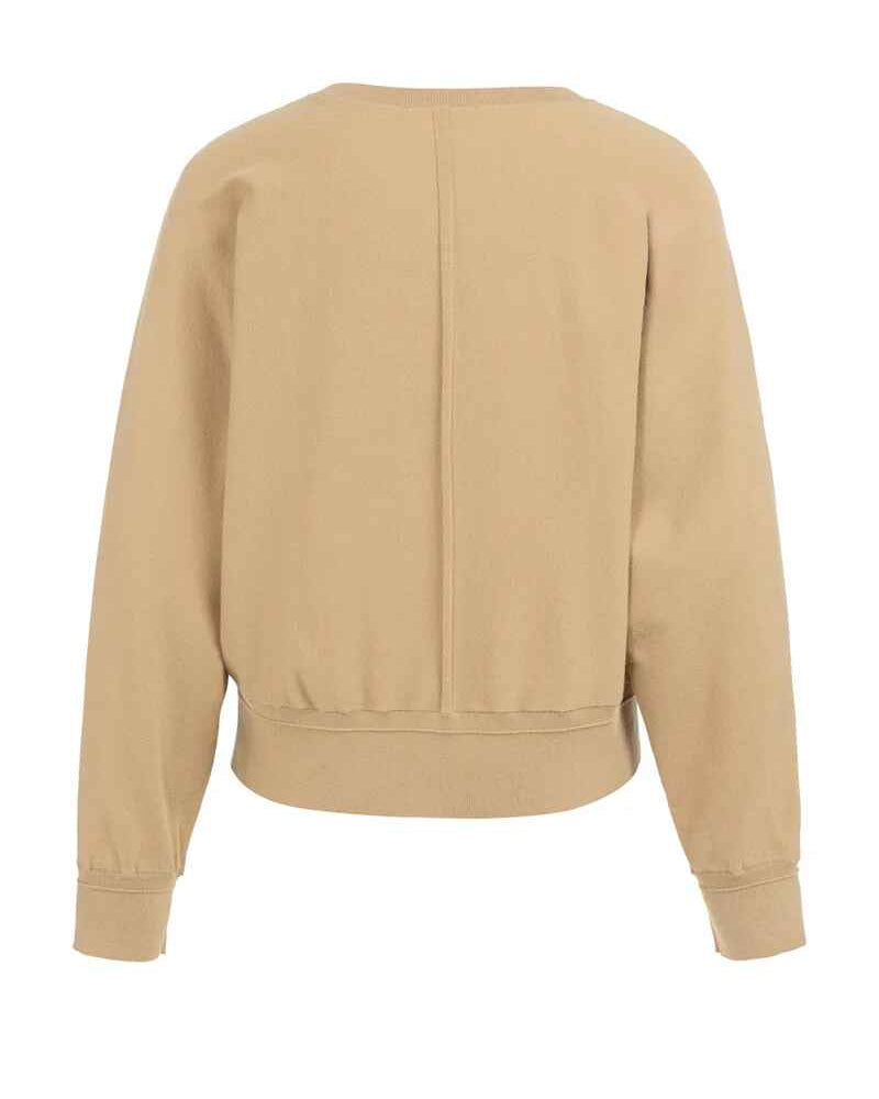 Pullover mit Fledermausärmeln und dezenten Nahtdetails