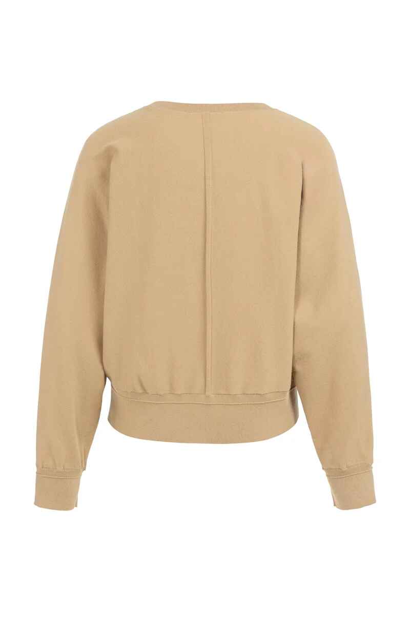 Pullover mit Fledermausärmeln und dezenten Nahtdetails