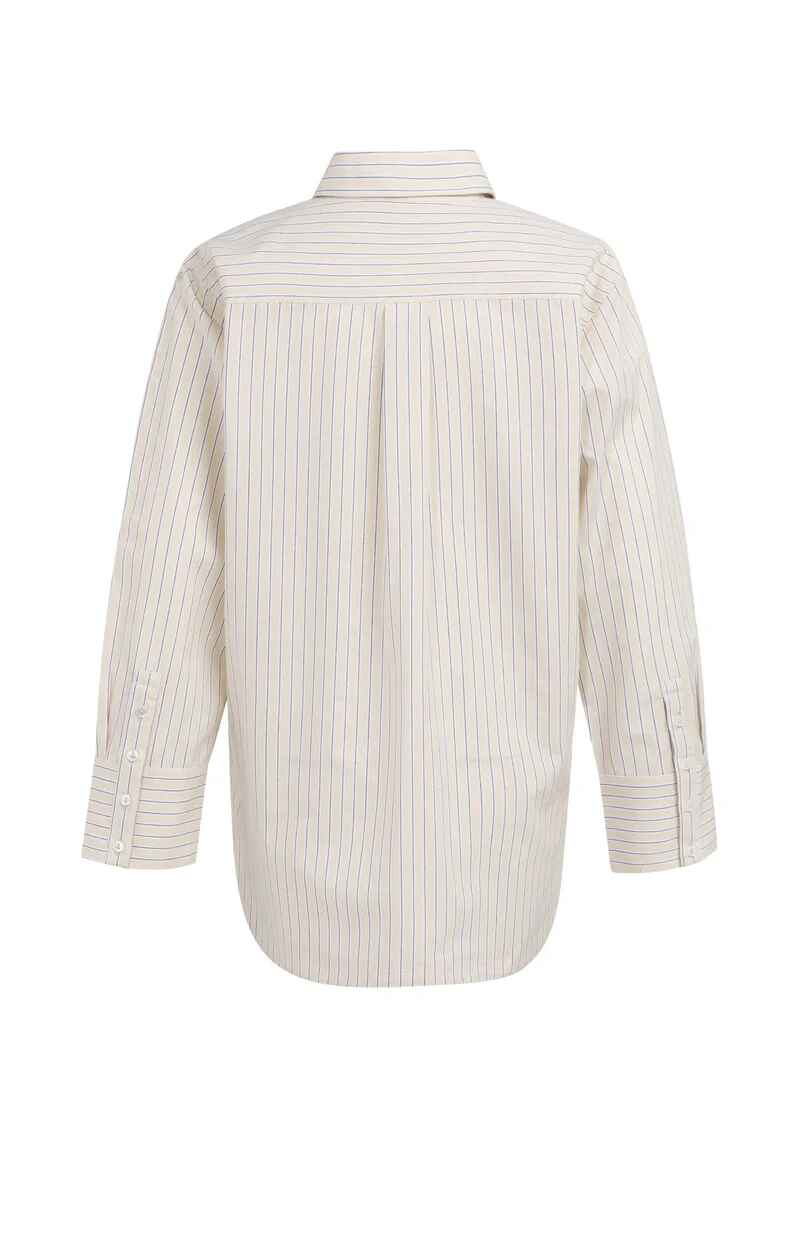 Gestreifte Bluse mit Brusttaschen