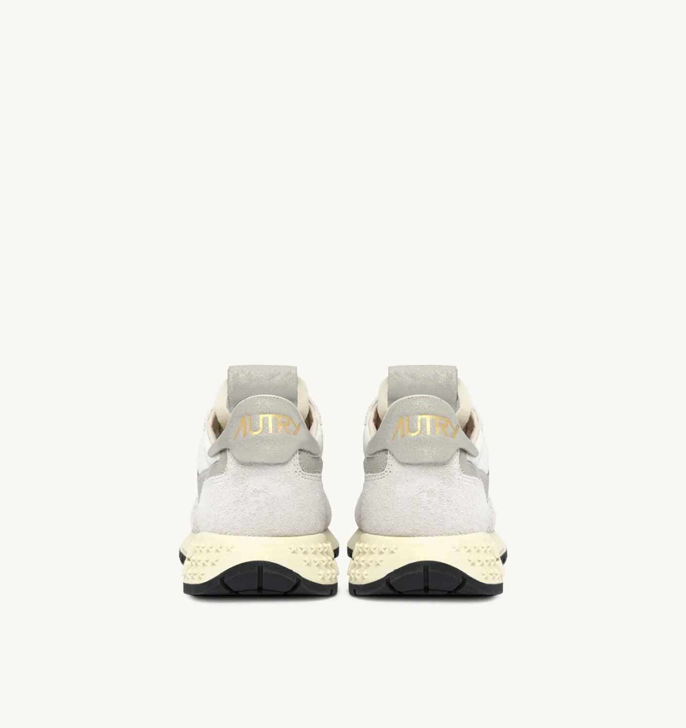 SNEAKERS REELWIND LOW AUS NYLON UND WILDLEDER IN WEIß
