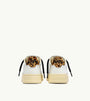 SNEAKERS MEDALIST LOW AUS LEDER IN WEISS UND LEOPARD