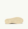 SNEAKERS MEDALIST LOW AUS LEDER IN WEISS UND WILDLEDER IN MOGANO