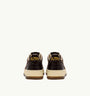 SNEAKERS MEDALIST LOW AUS WILDLEDER UND LEDER IN MUSTANG UND MARRONE