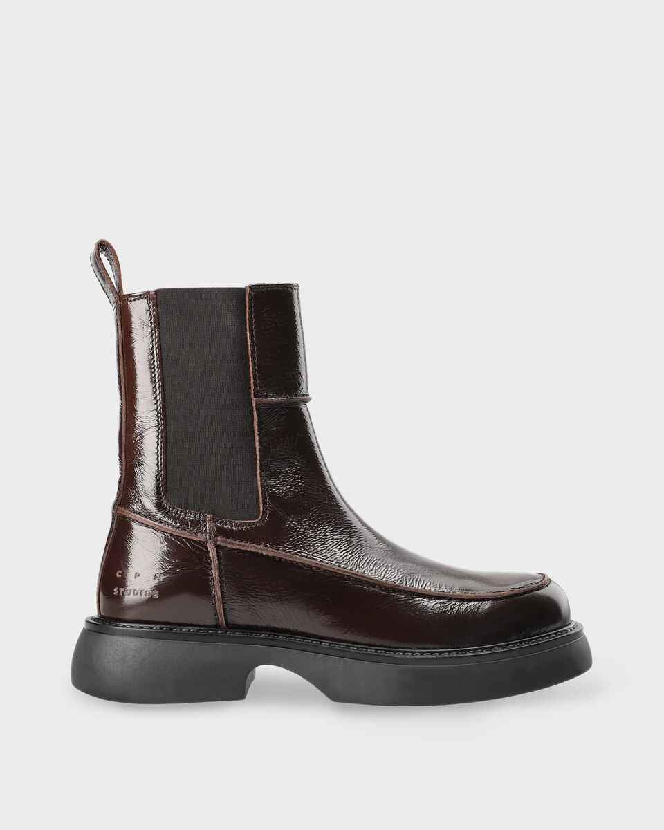 CPH759 patent leather chocolate