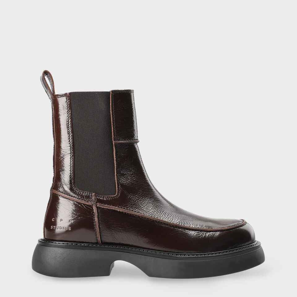 CPH759 patent leather chocolate