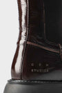 CPH759 patent leather chocolate
