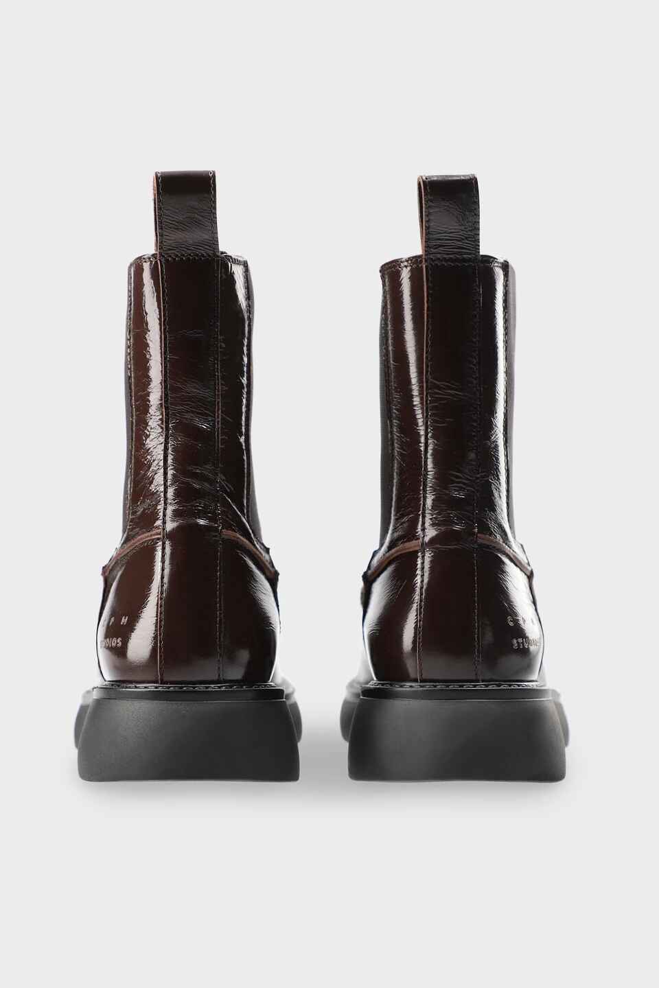 CPH759 patent leather chocolate