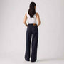 Lightweight Cinch Wide Leg Jeans