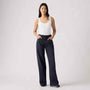 Lightweight Cinch Wide Leg Jeans