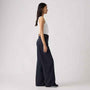 Lightweight Cinch Wide Leg Jeans
