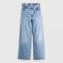 Lightweight Cinch Wide Leg Jeans