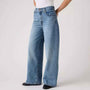 Lightweight Cinch Wide Leg Jeans
