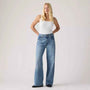 Lightweight Cinch Wide Leg Jeans